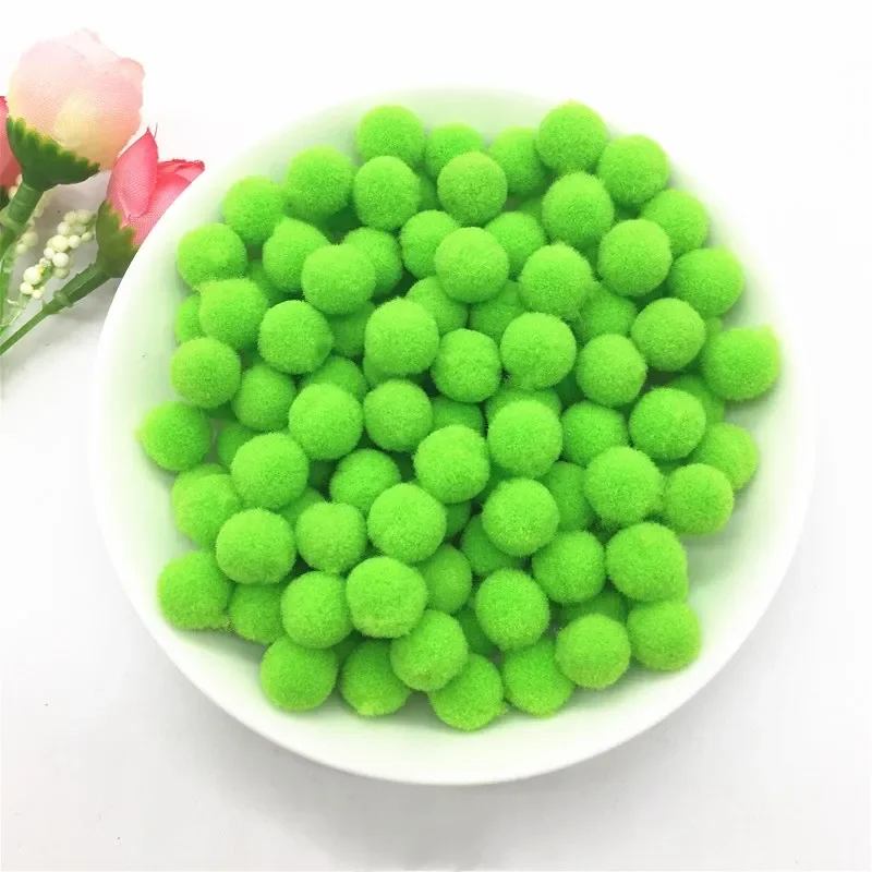 Pompoms 8mm 10mm 15mm 20mm 25mm 30mm Soft Fluffy Plush Crafts DIY Home Decor Sewing Supplies 50g pom poms craft supplies fluffy ball accessories