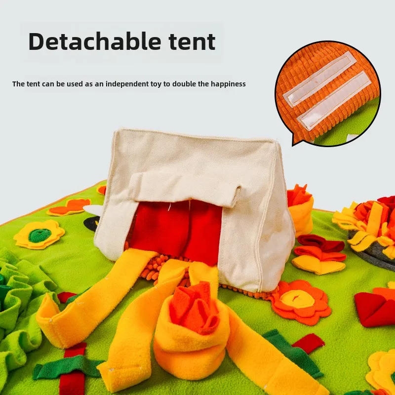 Pet Snuffle Feeding Mat Dog Cat Hidden Food Mats Dogs Sniffing Training Game Blanket Puppy Bite Resistant Educational Toys
