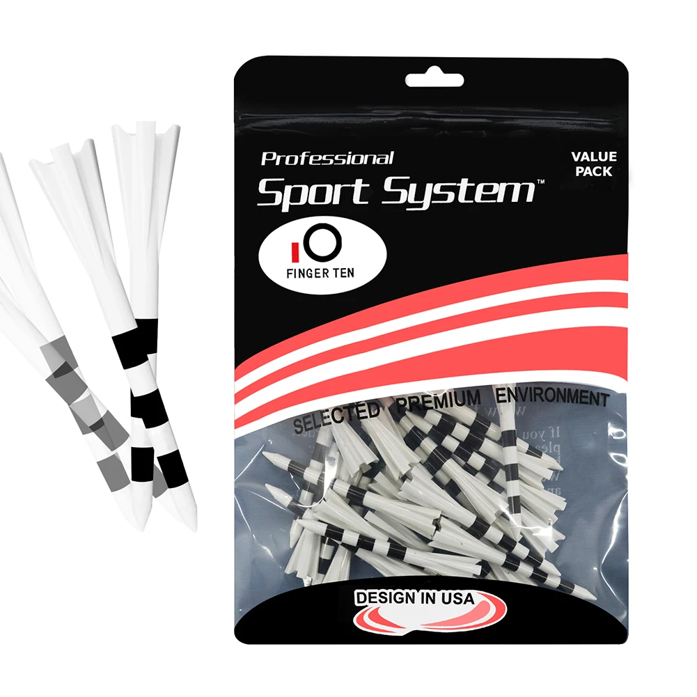 50Pcs Professional Golf Tees Unbreakable 5 Claw Unbreakable Golf Tee Low Friction and Resistance 3.27inx2.76in for Golf Lovers