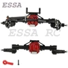 1/10 SCX10 I Heightened Scale Aluminum Alloy CNC Front Rear Portal Axle Set for RC Rock Crawler Car Axial SCX10 II Upgrade Parts 1