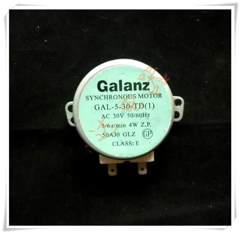 Microwave Oven Spare Parts GALANZ microwave oven Parts GAL-5-30-TD GAL-5-30-TD(1) 4W AC 30V 50/60Hz 5/6/min turntable synchronous motor