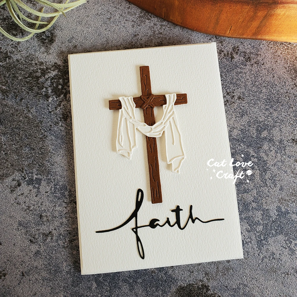 Description Picture 3 of itemCatlove Cross Crucifixion Easter Metal Cutting Dies Scrapbooking Stencil Die Cuts Card Making DIY Craft Embossing New Dies 2022