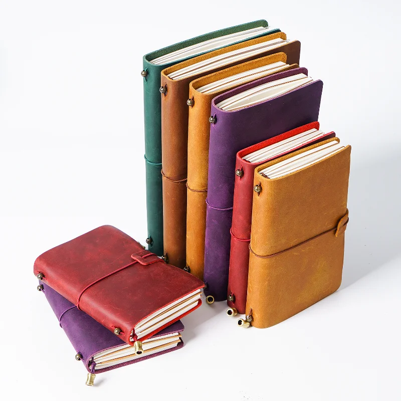 Genuine Leather Handmade Vintage Traveler's Notebook & Journal Organizer Cover