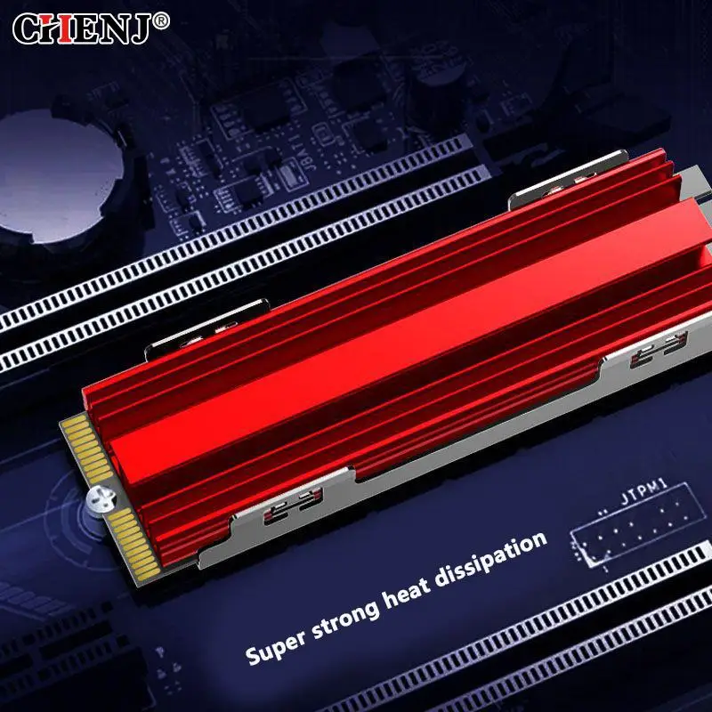 

M.2 SSD NVMe радиатор M2 2280 твердотельный жесткий диск алюминиевый радиатор прокладка SSD теплоотвод радиатор прокладка ПК Аксессуары
