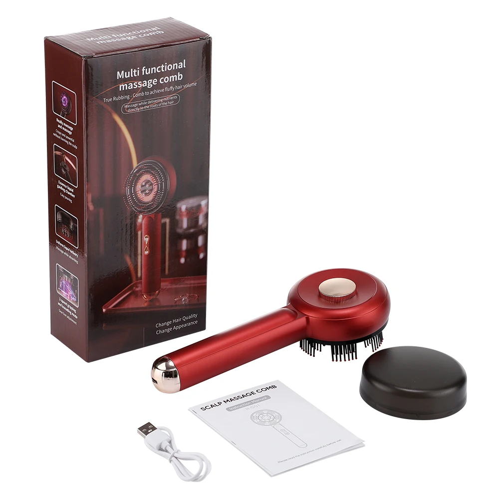 Electric Vibration Scalp Comb with Light Therapy