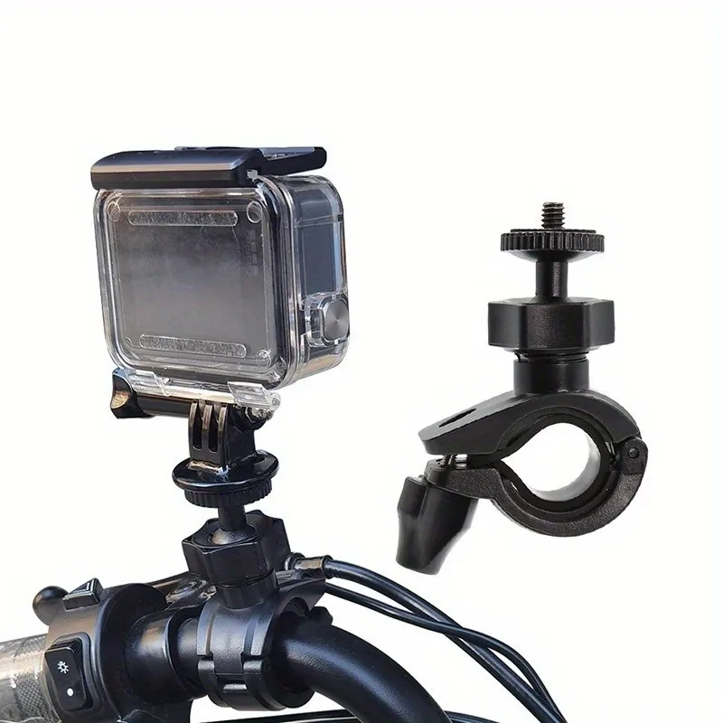 360 Degree Rotation Bike Bracket Bicycle Handlebar Mount Holder For GoPro Hero 11 10 9 8 7 6 5 SJCAM Adapter Camera Accessories