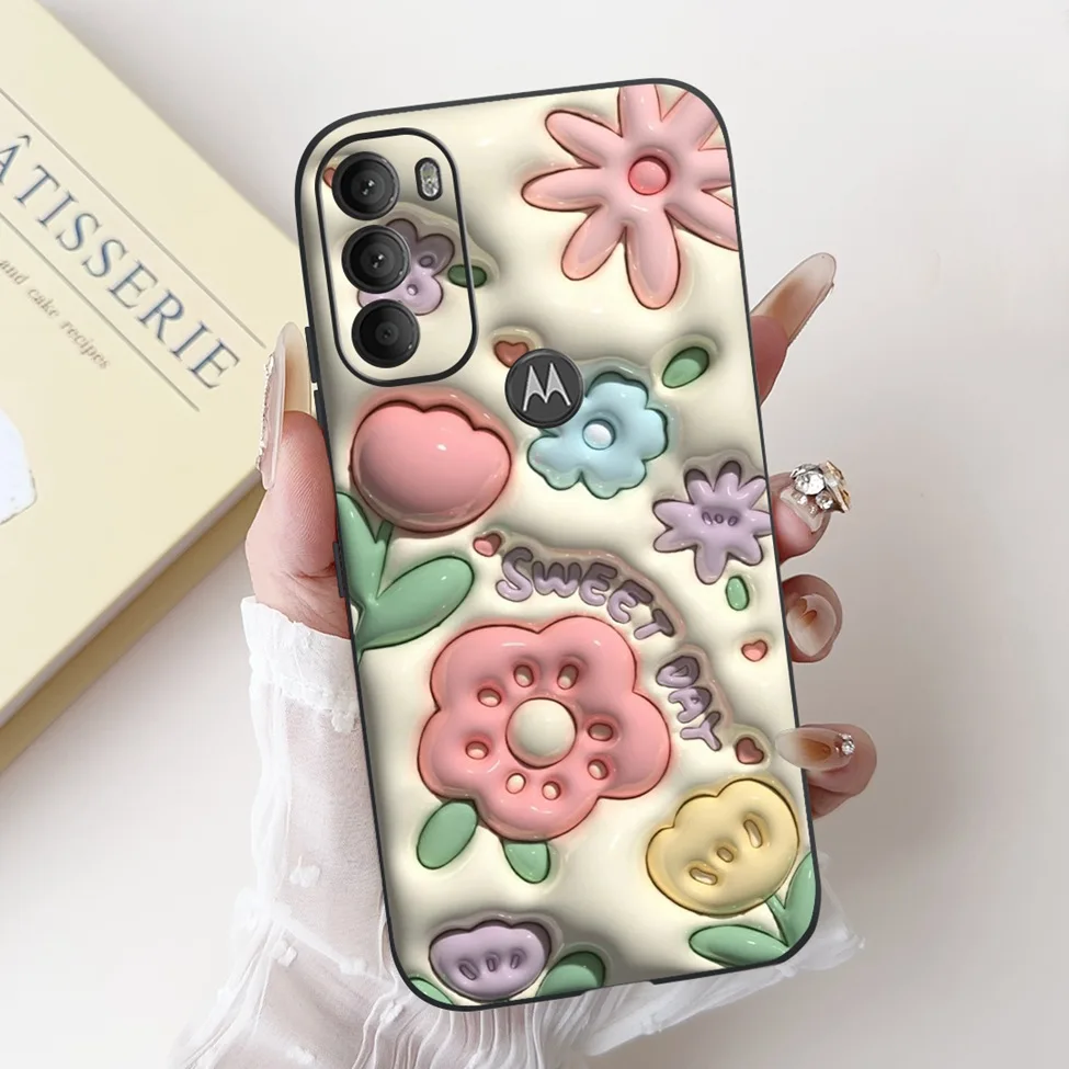 Luxury Cute Cartoon Cat Shockproof Silicone Phone Case - 6.4 Fashionable Back Cover