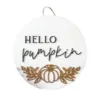 Hello Fall Decorations For Home Fall Door Sign Pumpkin Wreath Hanger Decor Wall Door Decor For Indoor Front Porch Signs Love 1