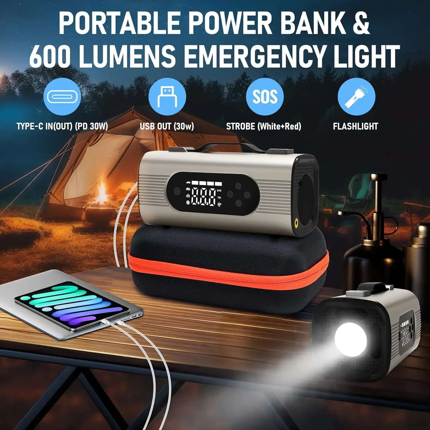 Car Jump Starter 4000A 5