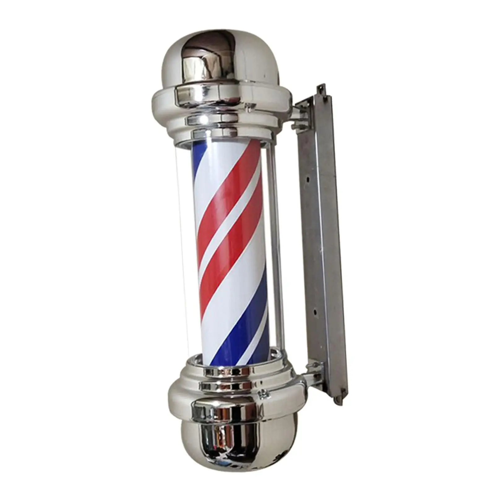 

Rotating Barber Pole Lights LED Strips Wall Mounted Rainproof Novelty Hanging Lights Hair Salon Sign Open for Street Window