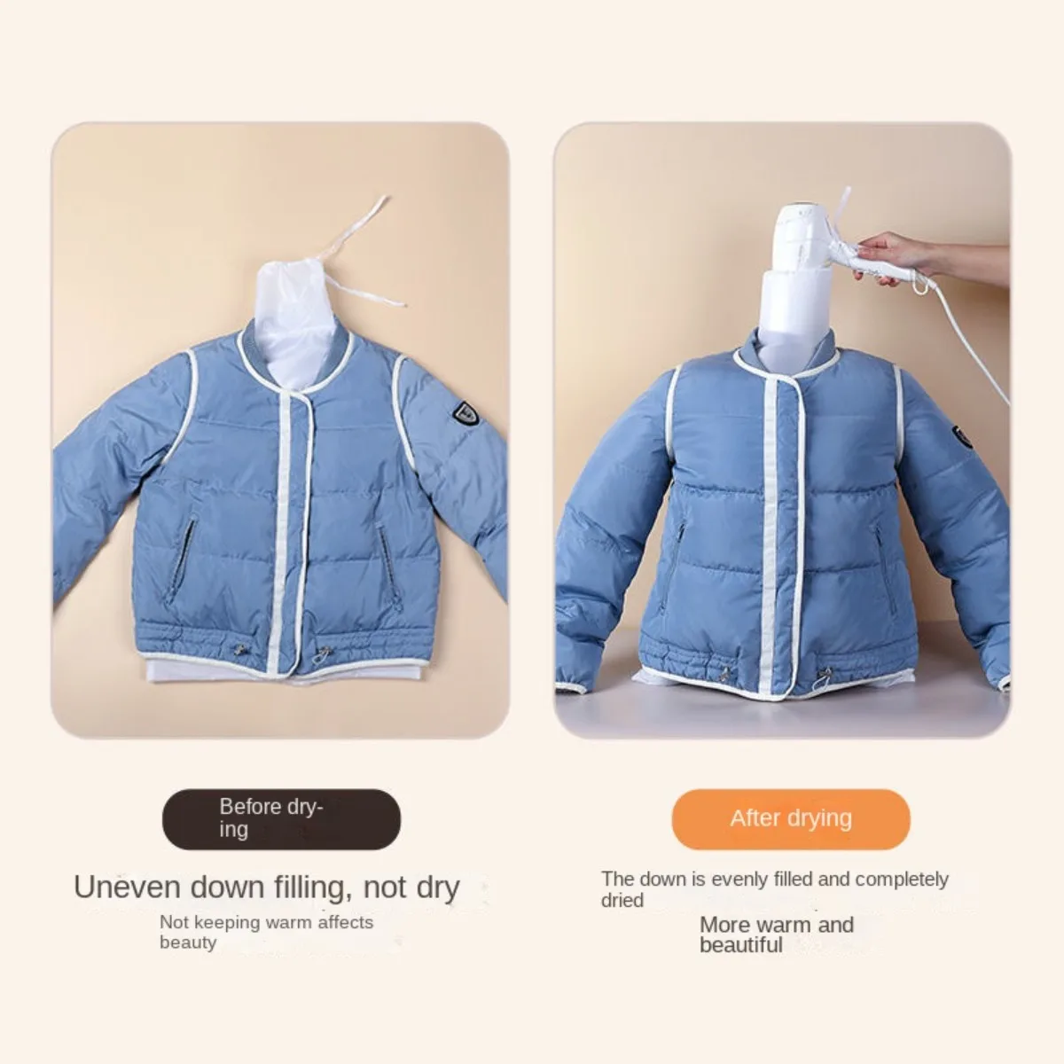 Quick Drying Clothes Bag Hair Dryer Down Jacket Quick Drying Bag Travel Portable Bag Dormitory Blow Drying Drying Bag 4