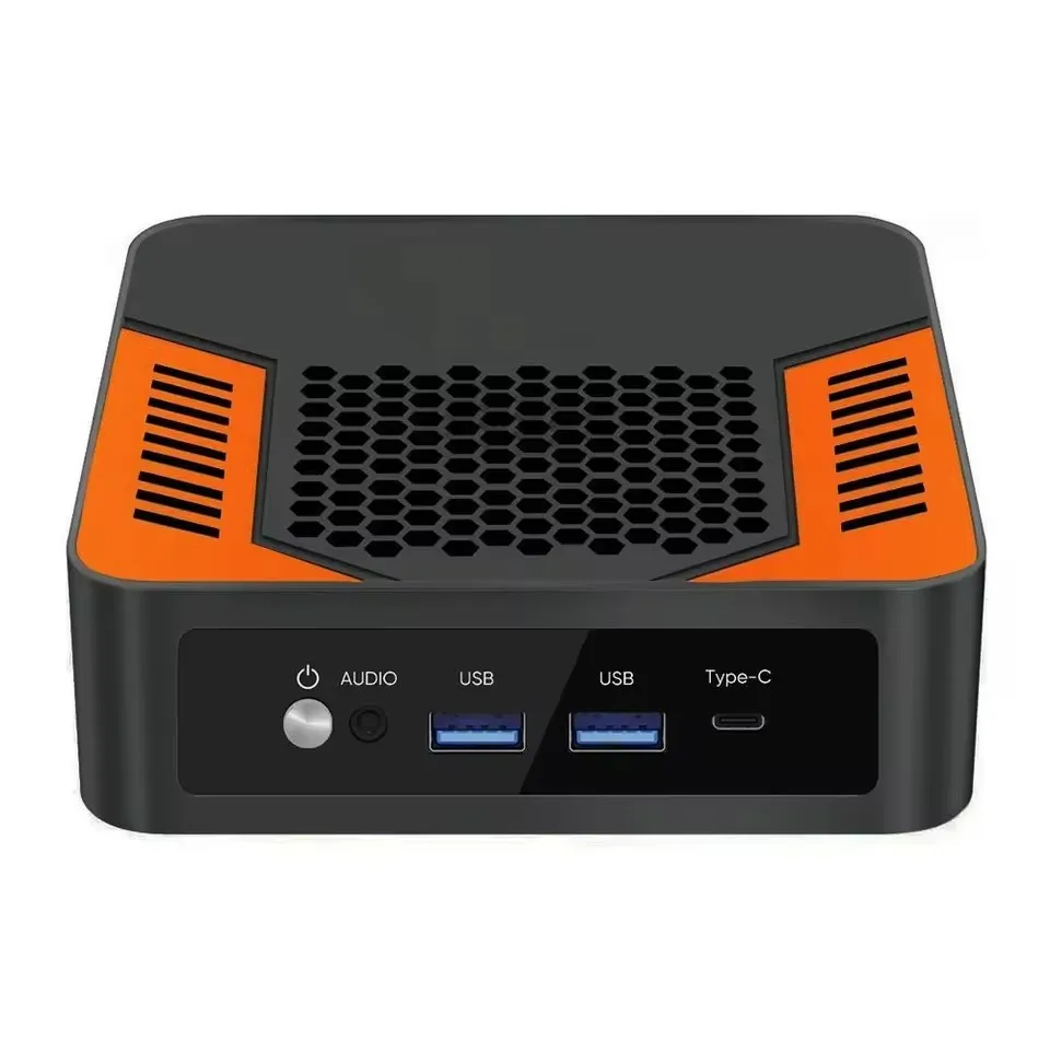 Topton Mini PC AMD Ryzen 7 8845HS ES Barebone Computer Windows 11 2xDDR5 PCIe4.0 2*HDMI2.0 USB4.0 Gaming PC Triple Display WiFi6 4