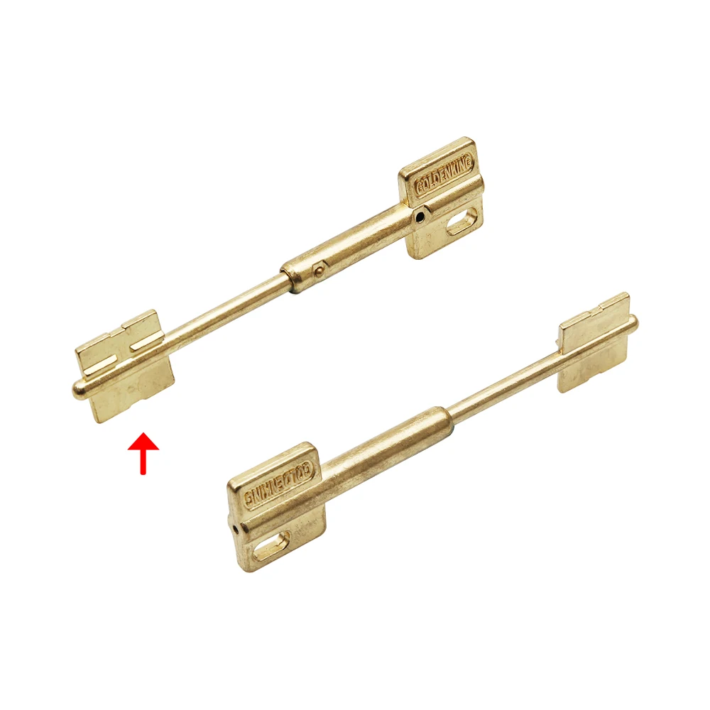 Lock Key Blanks Bronze key blanks house Vault safe key Double-bitt blank for Russian special doors embryo JIADE stretchable