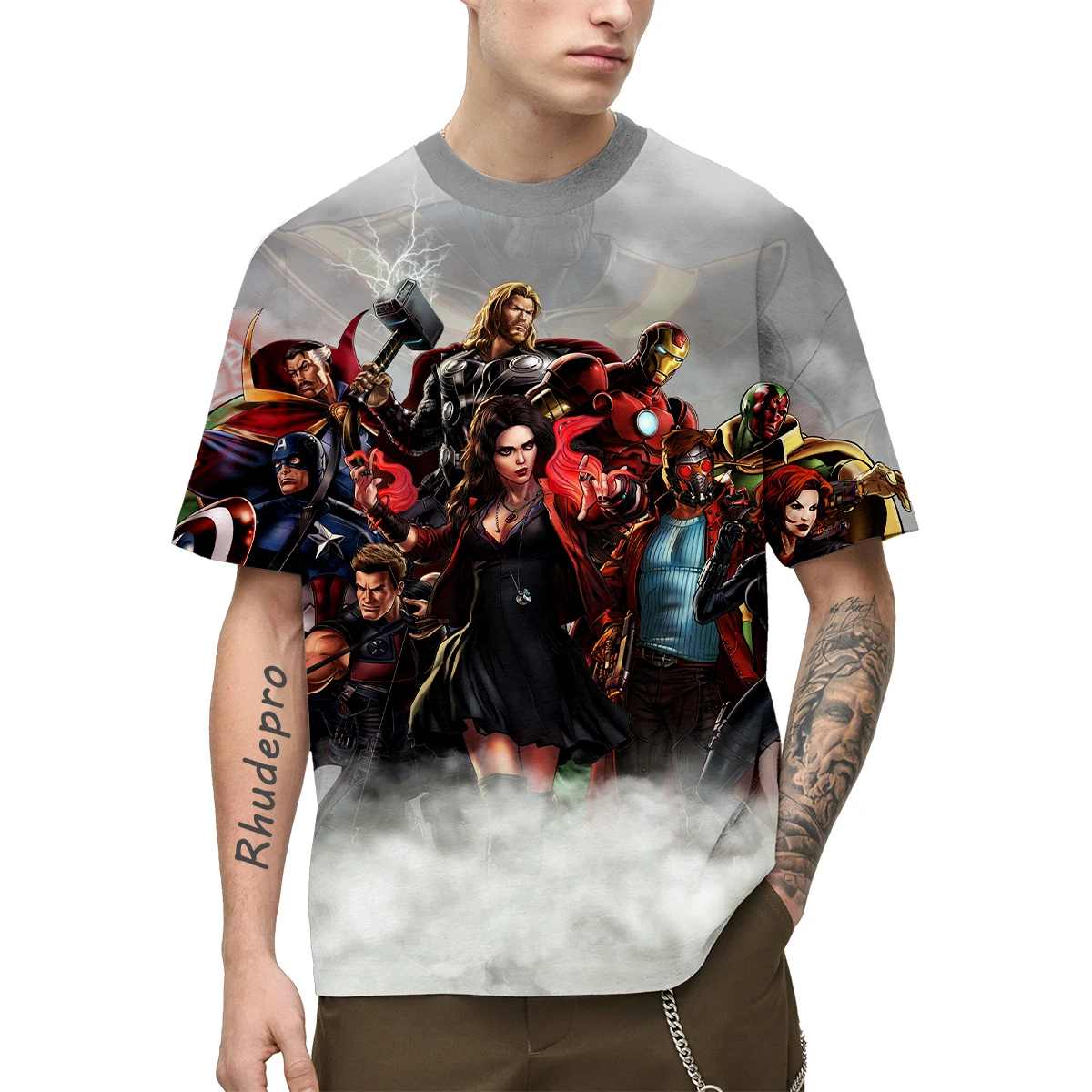 thumbnail image 1 of Miniso Summer T-Shirts Doctor Strange Cartoon Anime Movie 3D Print Streetwear Men Women Fashion Oversized Shirt Tops Clothing, 1 of 5