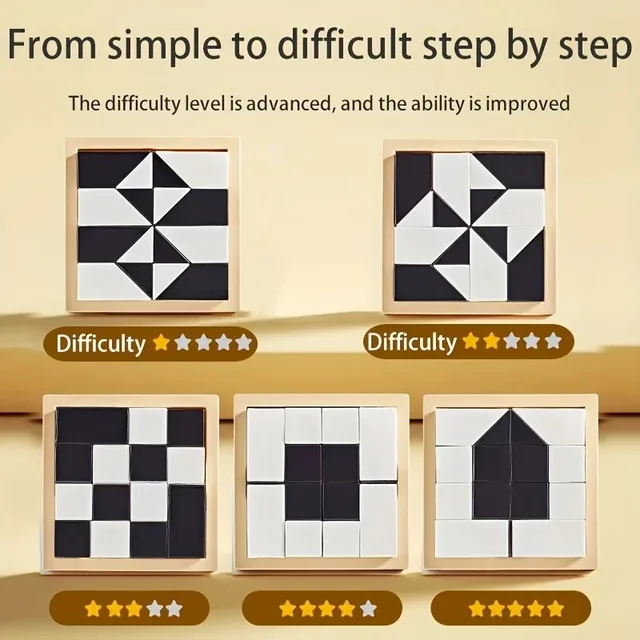 120 Level Hidden Block Puzzle 6 Years ABS Material Interesting Enhances Logic and Spatial Reasoning Suitable for 6Year Olds 5