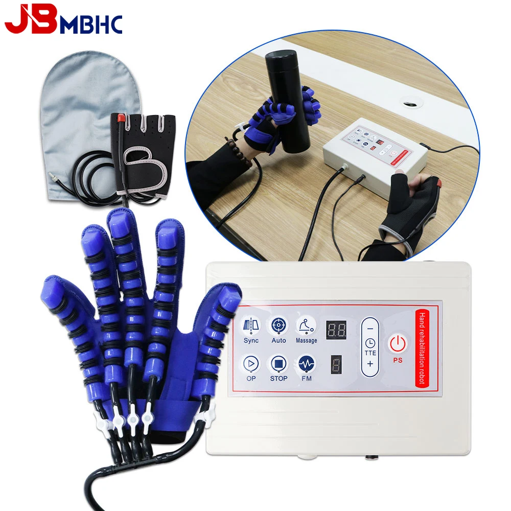 

Finger Strengthener Stroke Recovery Physical Therapy Rehabilitation Robot Gloves Cerebral Infarction Hemiplegia Hand Training