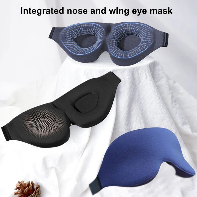 Augenmaske Augenbinde für Unisex, weiche Müdigkeit, Linderung, Augenabdeckung, natürliches Schlaf-Blind-Augenklappe, Hautpflege-Werkzeug – Detail 5