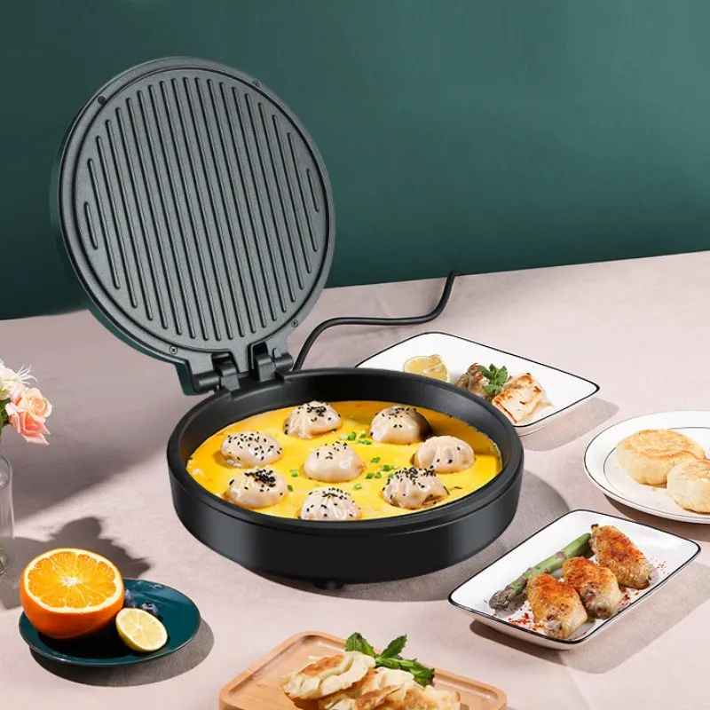 Electric Baking Pan Household Breakfast Machine Two-sided Heating Pancake  Maker Pizza Machine Automatic Power-off Crepe Maker - AliExpress