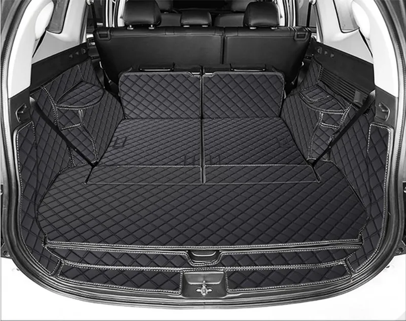 

High quality! Special car trunk mats for Mitsubishi Pajero Sport 7 seats 2024-2016 durable cargo liner mat boot catpets cover