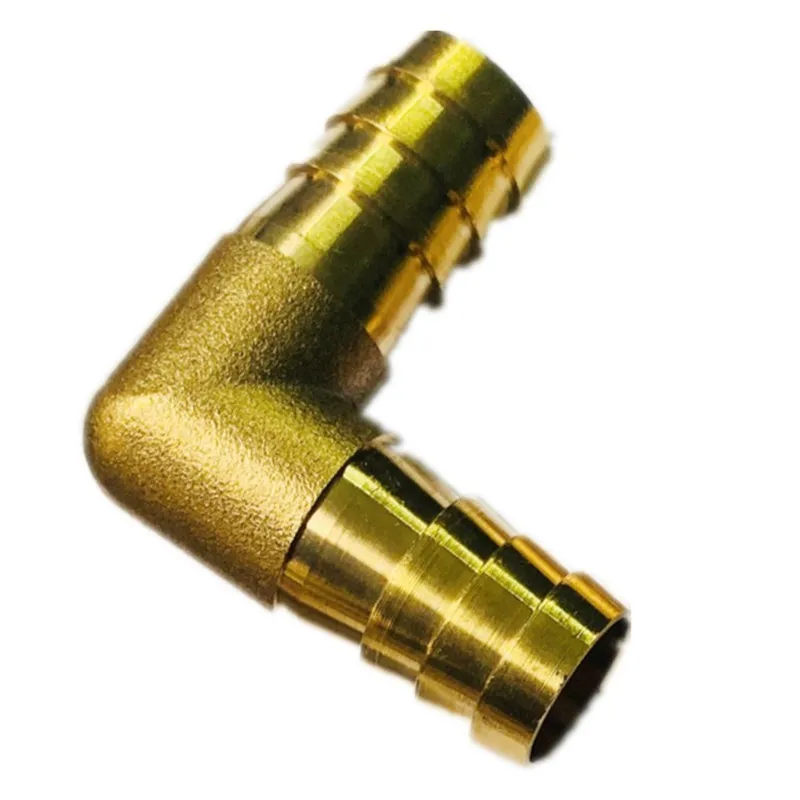 Hose Barb Equal Reducing Elbow Connector Hosetail 90 Deg Adapters Transfer Brass Pipe Fitting 3 4 5 6 8 10 12 14 16 19 25mm