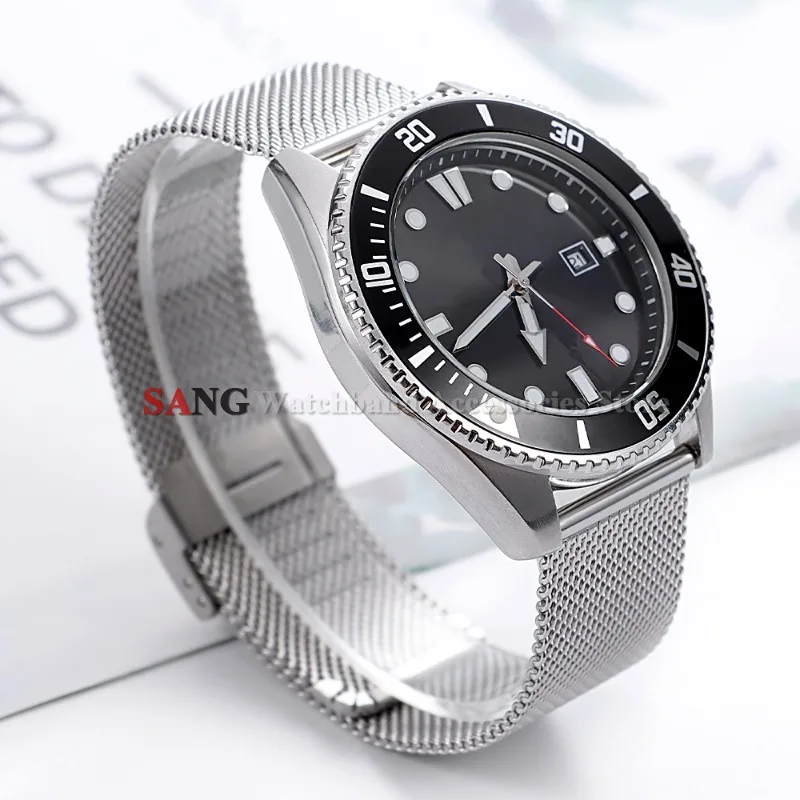 Elegant Milanese Mesh Stainless Steel Watch Band with Quick Release