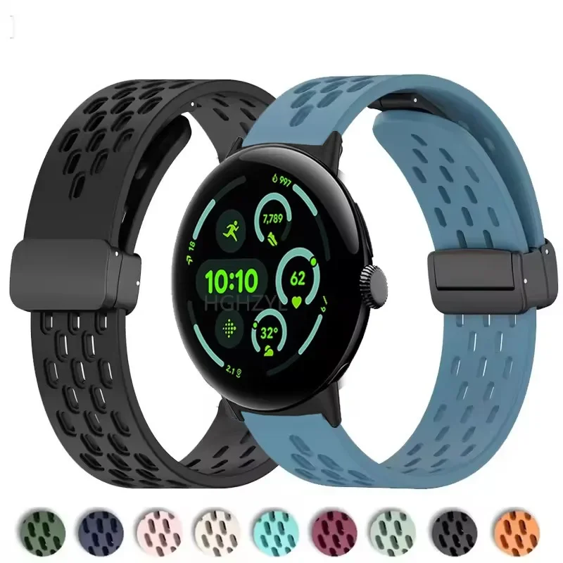 Magnetic Silicone Sports Strap Wristband Bracelet - Universal Fit