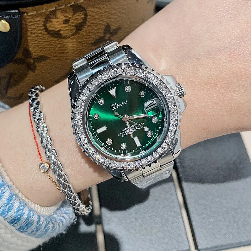 

New Diamond Women Watches Ladies WristWatch Luxury Brand Rhinestone Women's Bracelet Watch Female Relogio Feminino