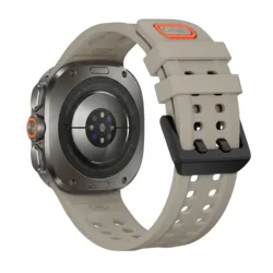 Marine Band Silicone Sport Bracelet for 47mm Ultra Watch Strap (Mocha)
