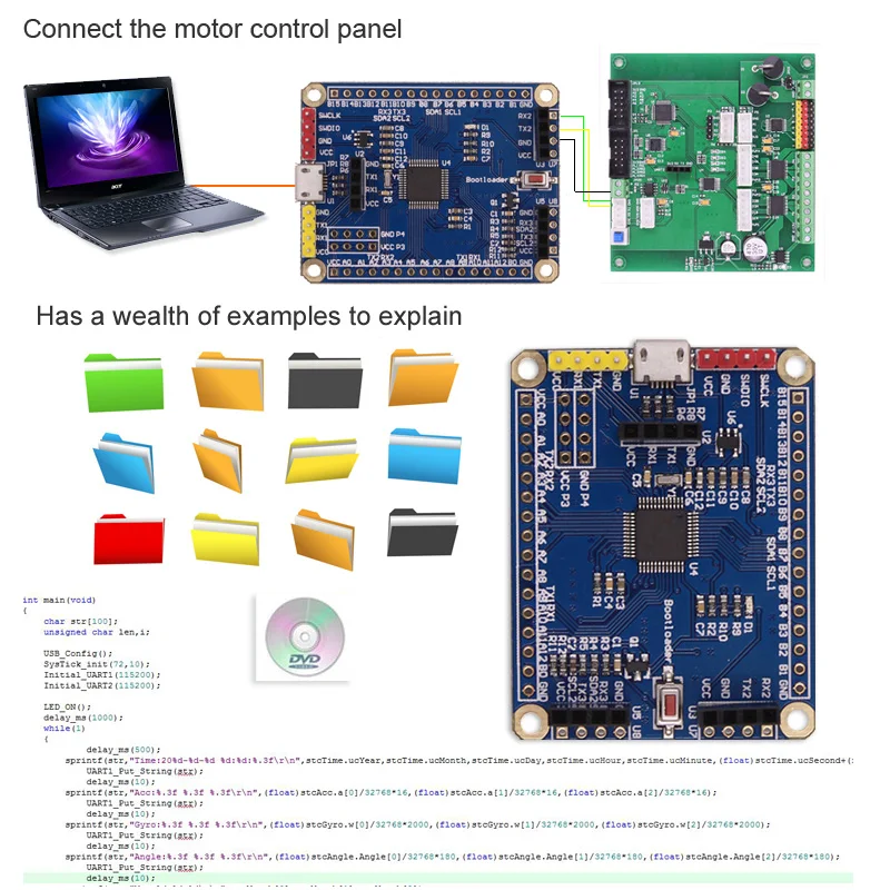 WitMotion Smart Original STM32 Embeded ST-LINK V2 STM32 Evaluation Development Board