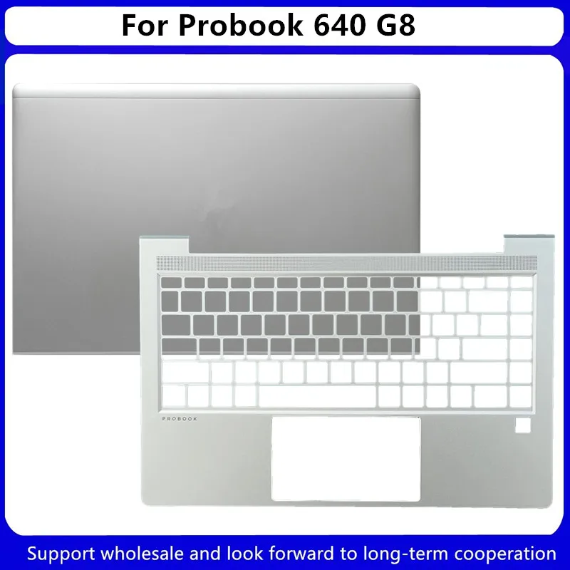 

Новинка, задняя крышка для HP Probook 640 G8 LCD, верхняя зеркальная Подставка для рук, чехол 4BX8QTATPP0, серебристый