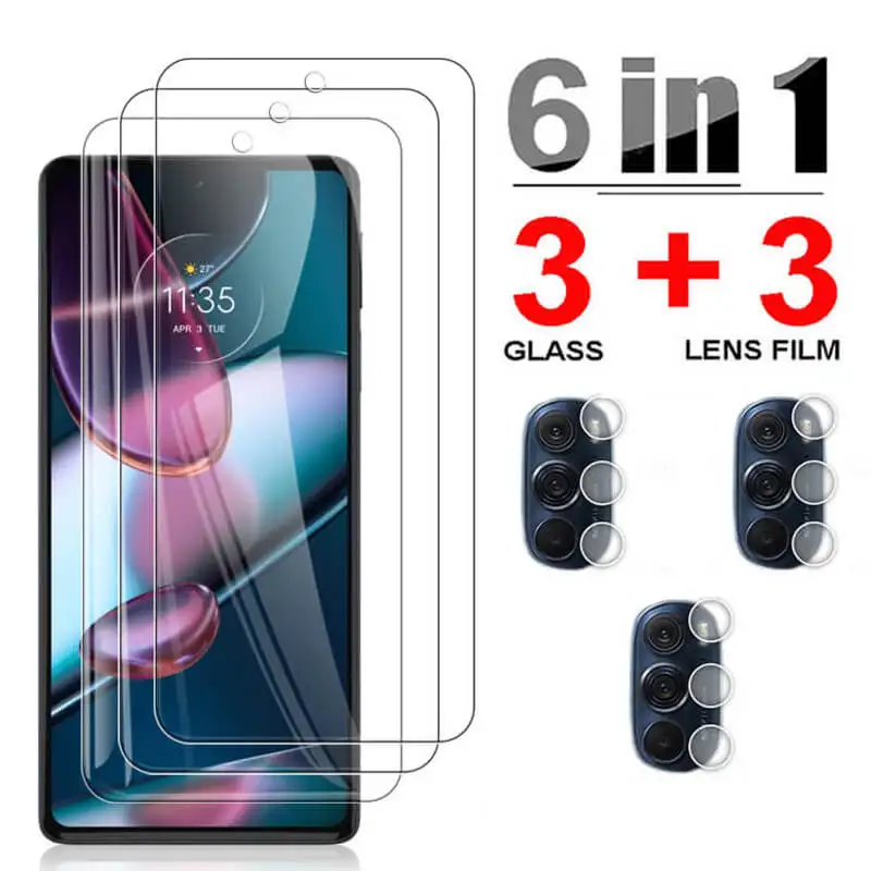 Proteggi Schermo Per Motorola Edge 30 Pro Vetro Temperato 3D Full Cover Per Moto Edge 30 Pro Edge30 30Pro Vetro Protettivo Per Fotocamera