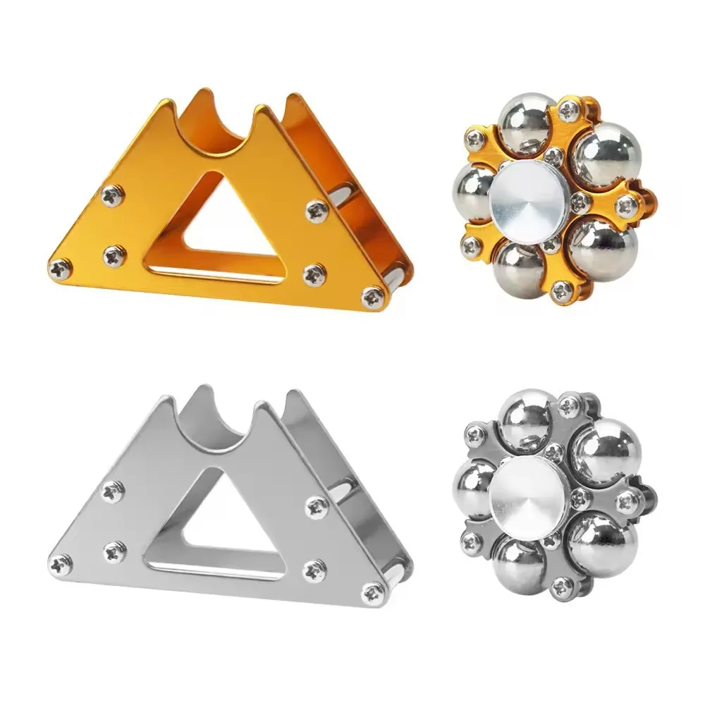 Fingertip Rotating Metal Car Chain Gear Stress Relief Toy Furniture Decoration Gift for Adults and Teenagers