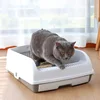 Splash-proof Drawer Type Cat Toilet Semi-automatic Cats Litter Box Tray Creative Deodorizing Pets Training Sand Basin Product 6