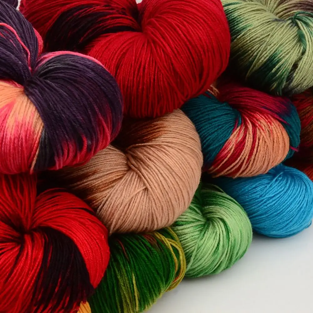 50g/Roll Colorful Rainbow Segment Dyed Wool Yarn DIY Hand Knitting Crochet Thread For Sweater Scarf Shawl Supplies 5