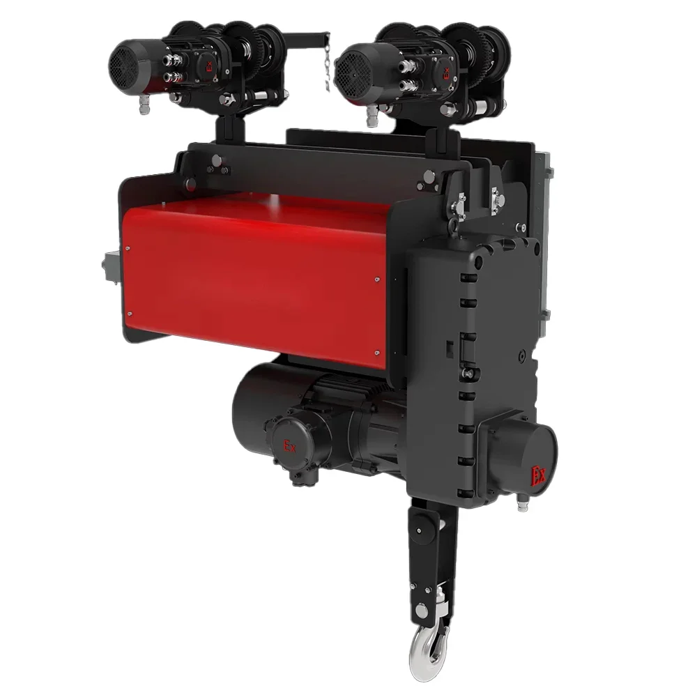 New Heavy Duty Electric Wire Rope Hoist 5 Ton Lifting Capacity 6m Lifting Height