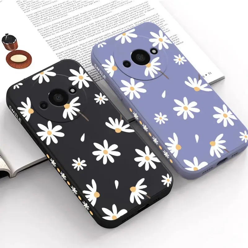 XINYEXIN Silikon Hülle Für Google Pixel 8 Pro Mit Blumenmuster | Ultradünn, Stoßfest, Kameraschutz