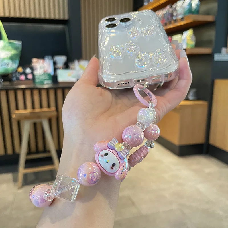 Cinnamoroll my Melody Kuromi Anime Keychain Car Ornaments Pendant Holiday Gifts Toys For Girls Children