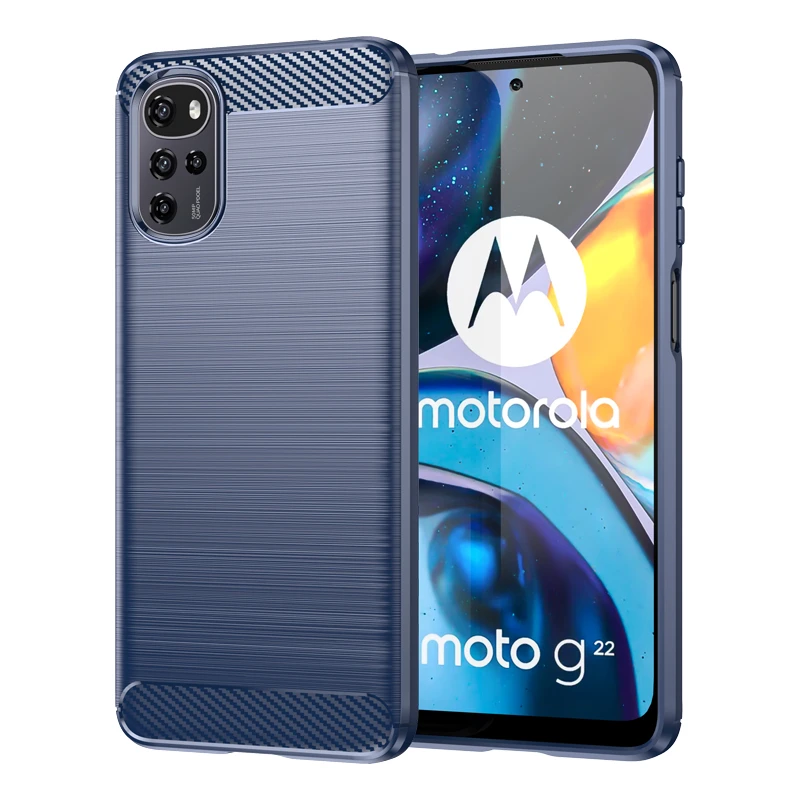 Durable Carbon Fiber Silicone Bumper Case - Anti-Knock Protection
