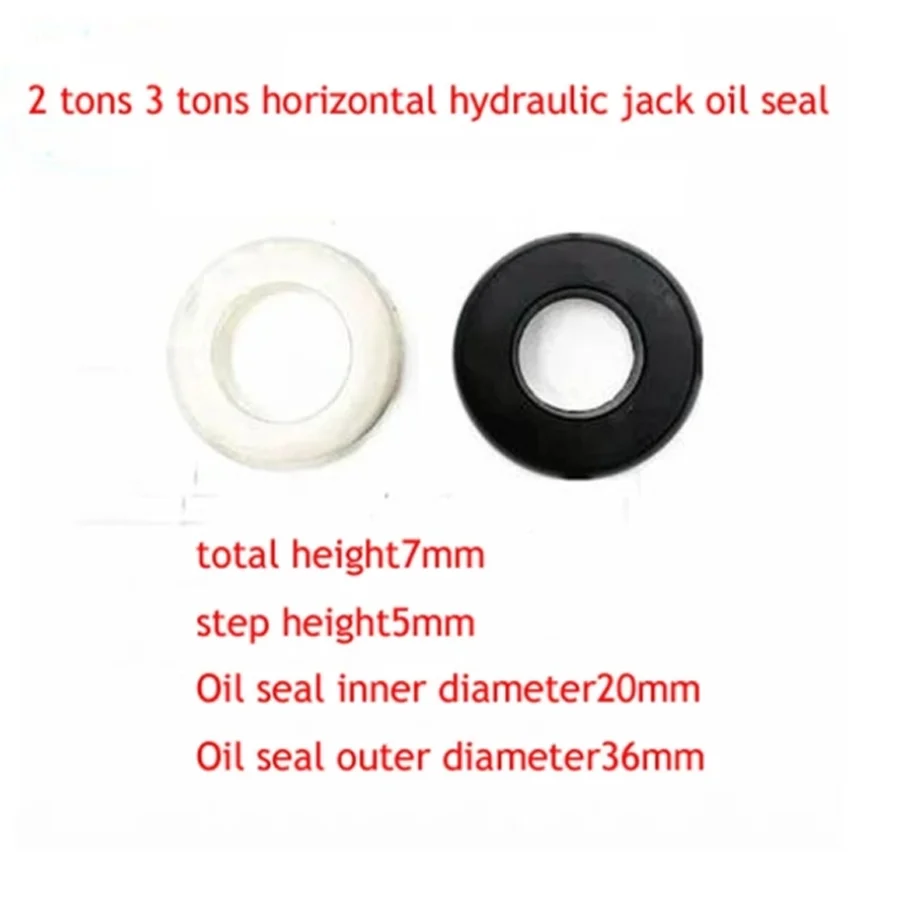 Premium Hydraulic Jack Oil Seal - Soft Rubber, High Quality, Set of 2