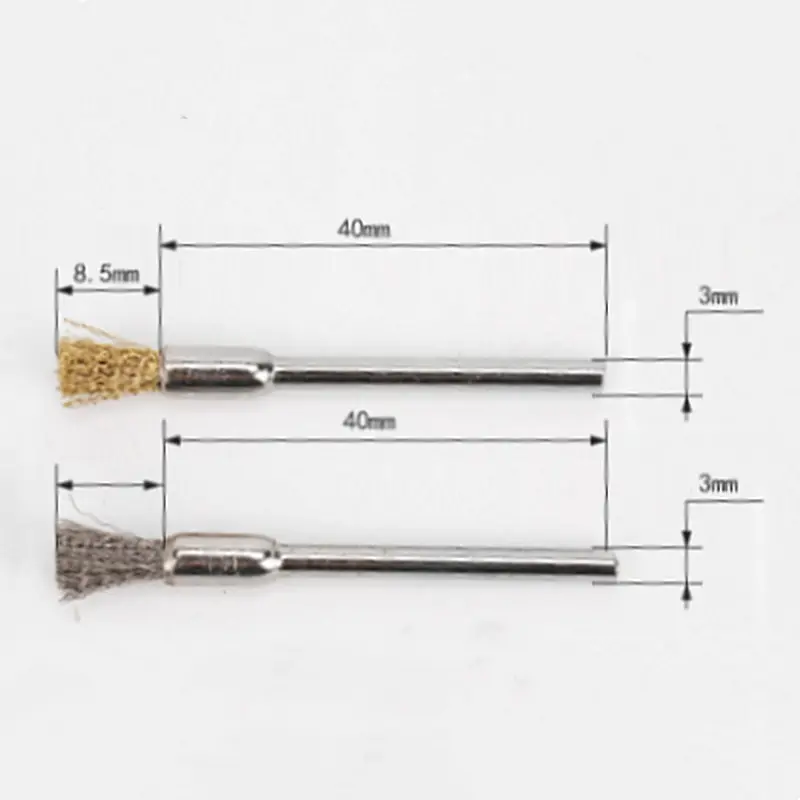4Pcs/Set Steel Wire Brushes Polishing Wheel Brush for Tools Mini Brushed Burr Welding Metal Surface Pretreatment Grinding