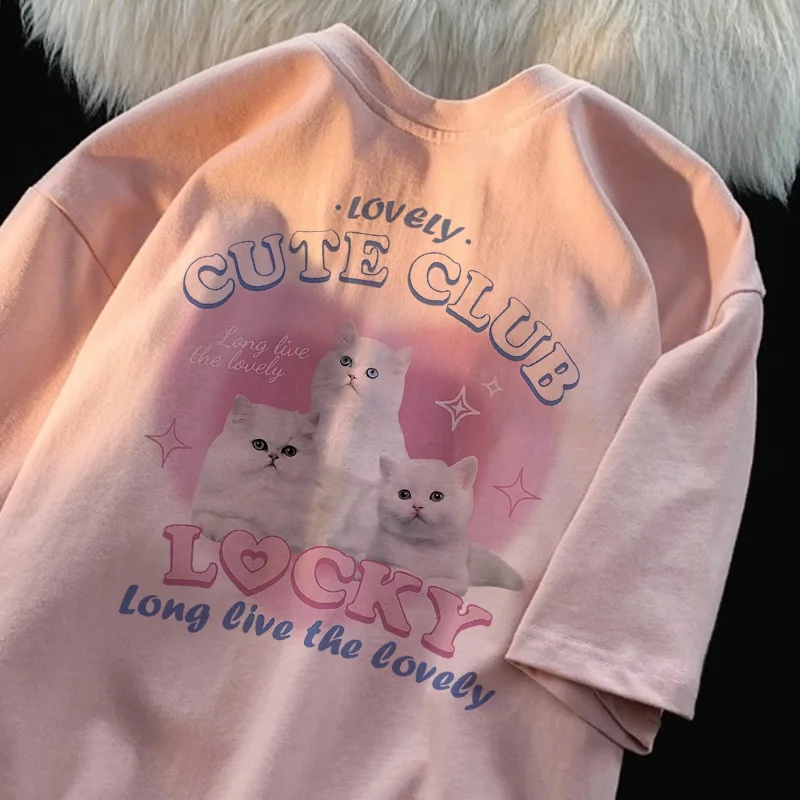 Summer Short Sleeve Women's Cute Sweet Casual T-shirt Japanese Casual Style Short Sleeve T-shirt Young Student Fashion T-shirt 2
