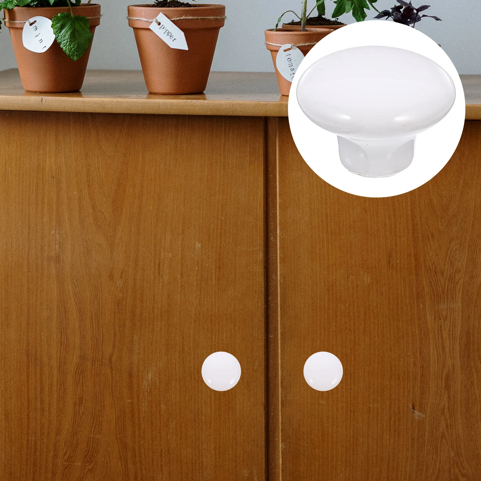 

10 Pcs Ceramic Handle Decorative Drawer Pulls European Style Ceramics for Cabinets