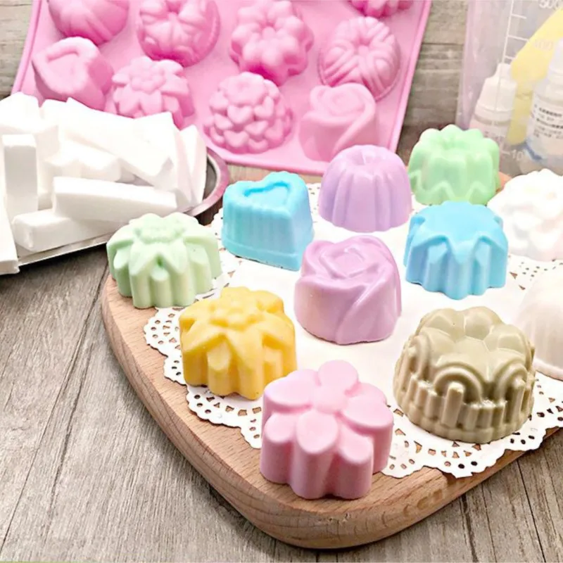 2024 New Arrival Handmade Soap DIY Material Pack Mold Plant Soap Base Creative Home Cute Homemade Soap DIY Making Set LF316