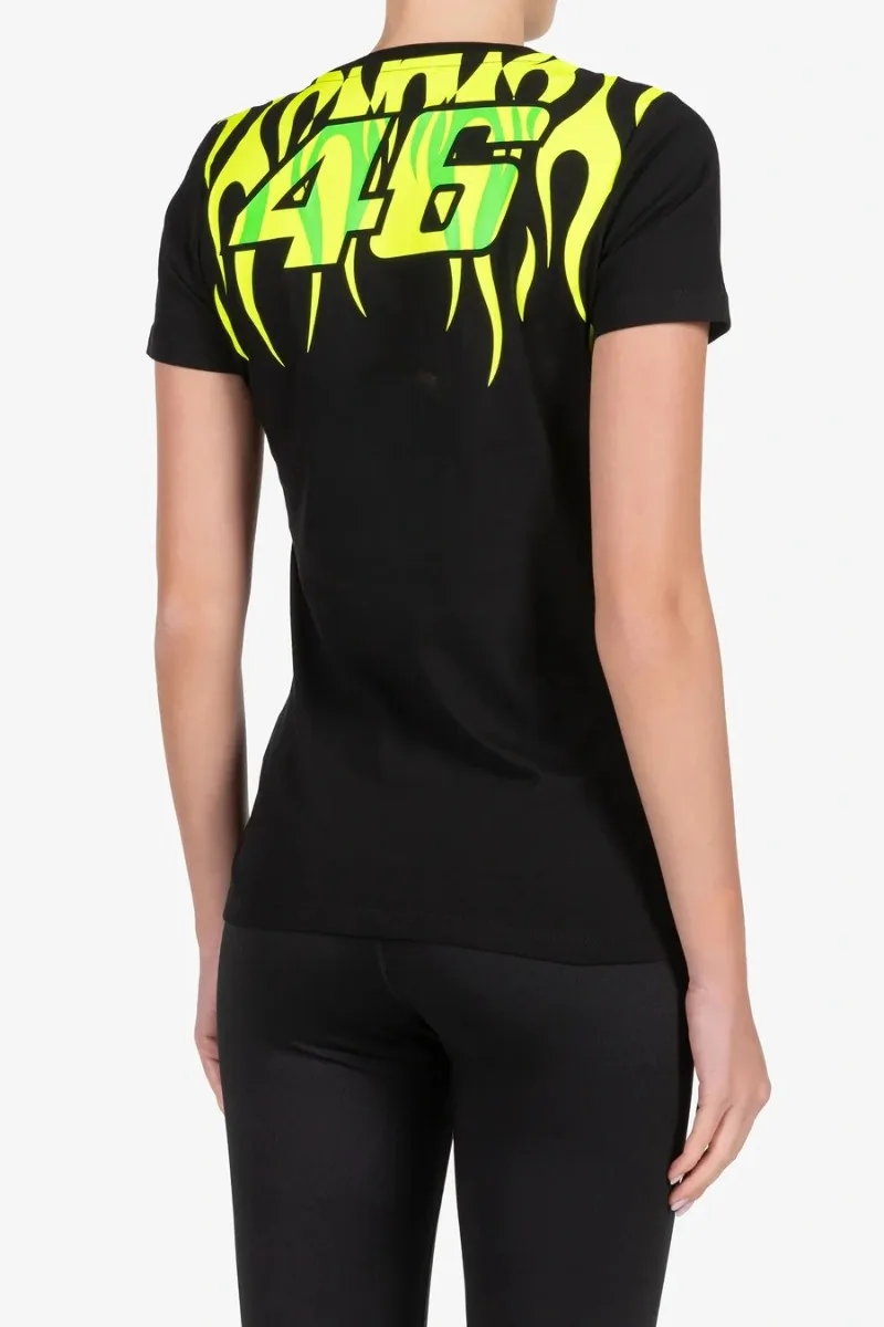 여름 뜨거운 판매 야마하 46 라운드 넥 세련된 반팔 티셔츠 남성 여성 캐주얼 스포츠 오토바이 라이딩 셔츠