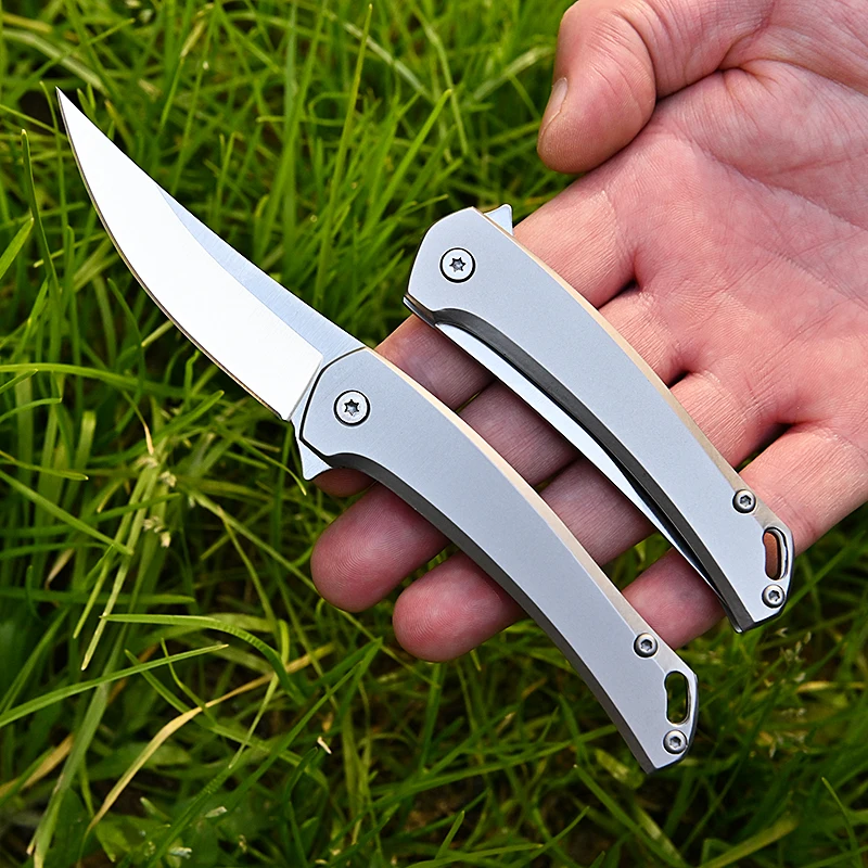 High Hardness Stainless Steel Handle Folding Knife Utility Knife