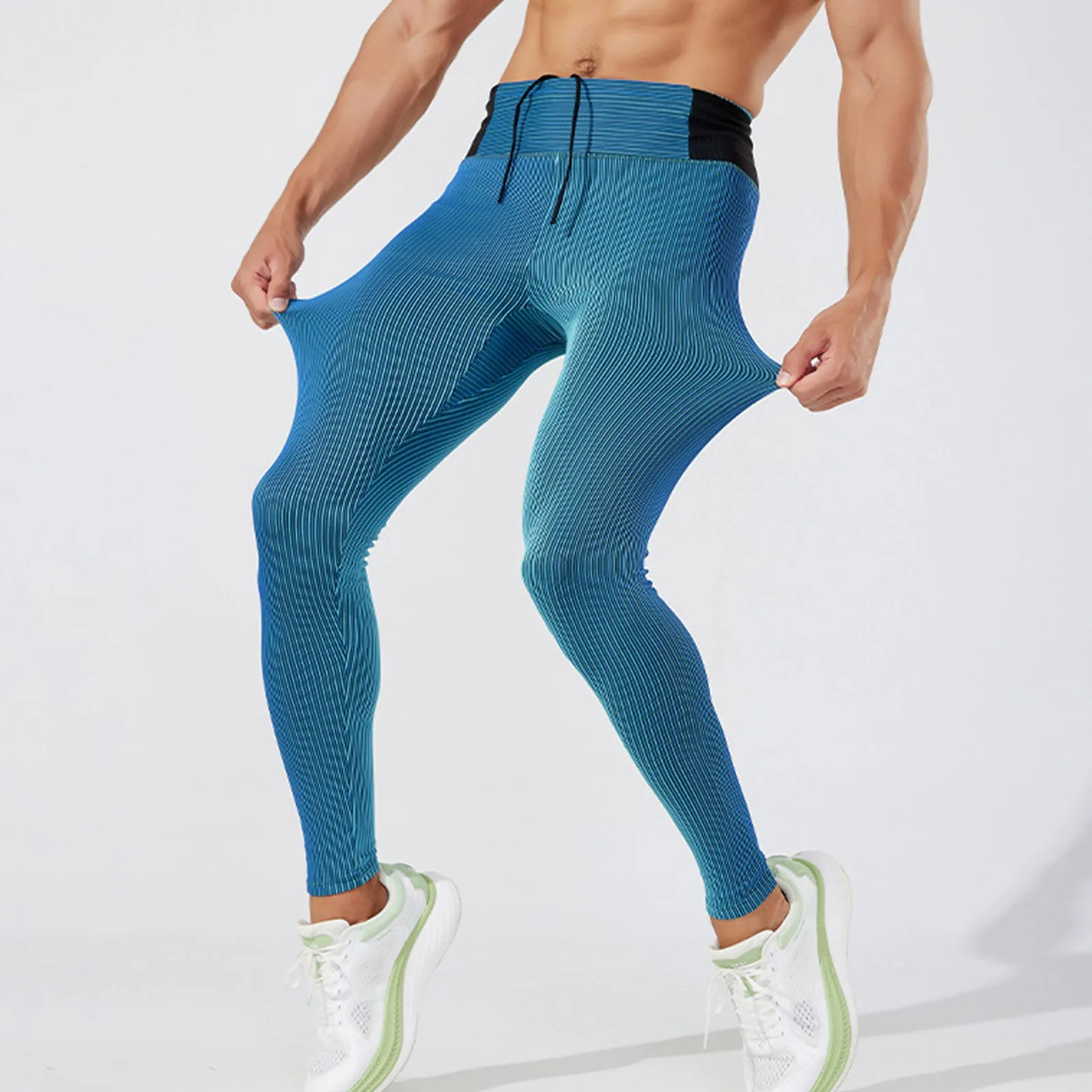 Men's Athletic Compression Running Gym Leggings
