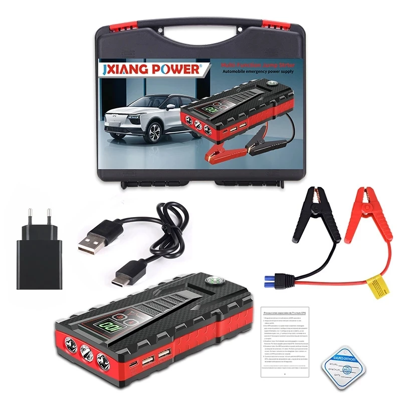99800mAh Portable Car Jump Starter Power Bank Car Booster Charger 12V Starting Device Petrol Diesel Emergency Booster