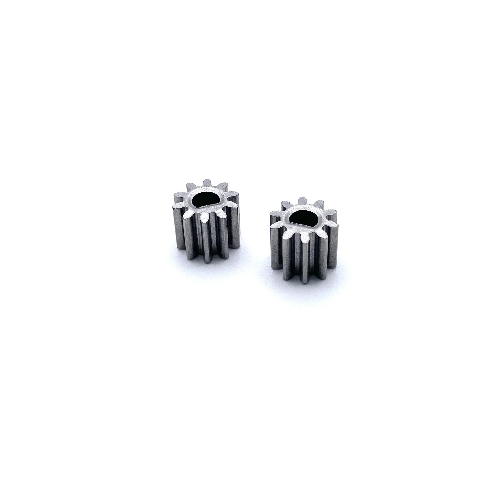 Motor gear transmission gear electric bike gear cassette deck tape gear electric chain saw gear 0.8M 8/10 teeth D hole metal gear 3 * 3.9mm hardware small gear