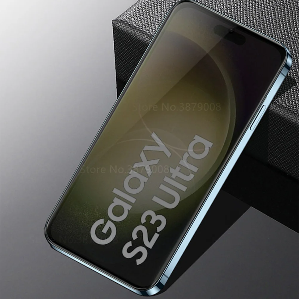 Esanik Protection Écran Anti Espion pour Samsung Galaxy S23 Ultra 5G [2+2  Pièces], Film de Protection Protege Ecran Privacy [Non-verre] et Protection  Caméra Objectif : : High-Tech