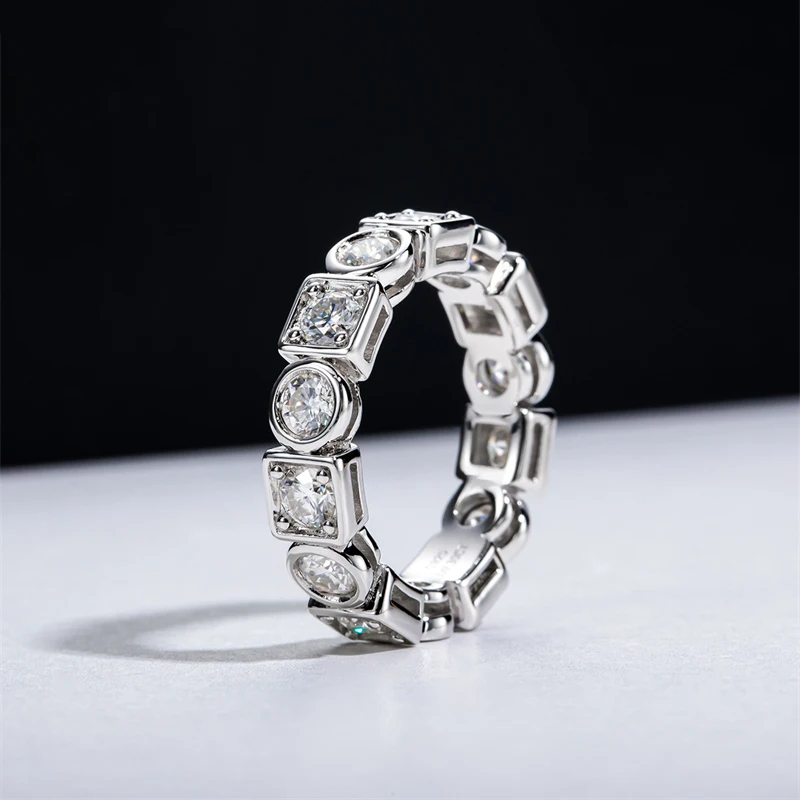 Moissanite Band Ring